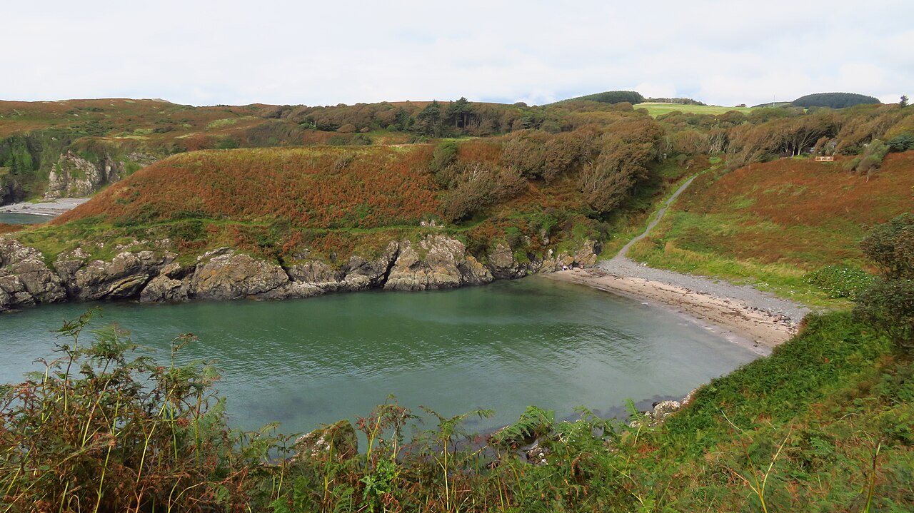 Port Mora, one of the small bays north of Portpatrick.