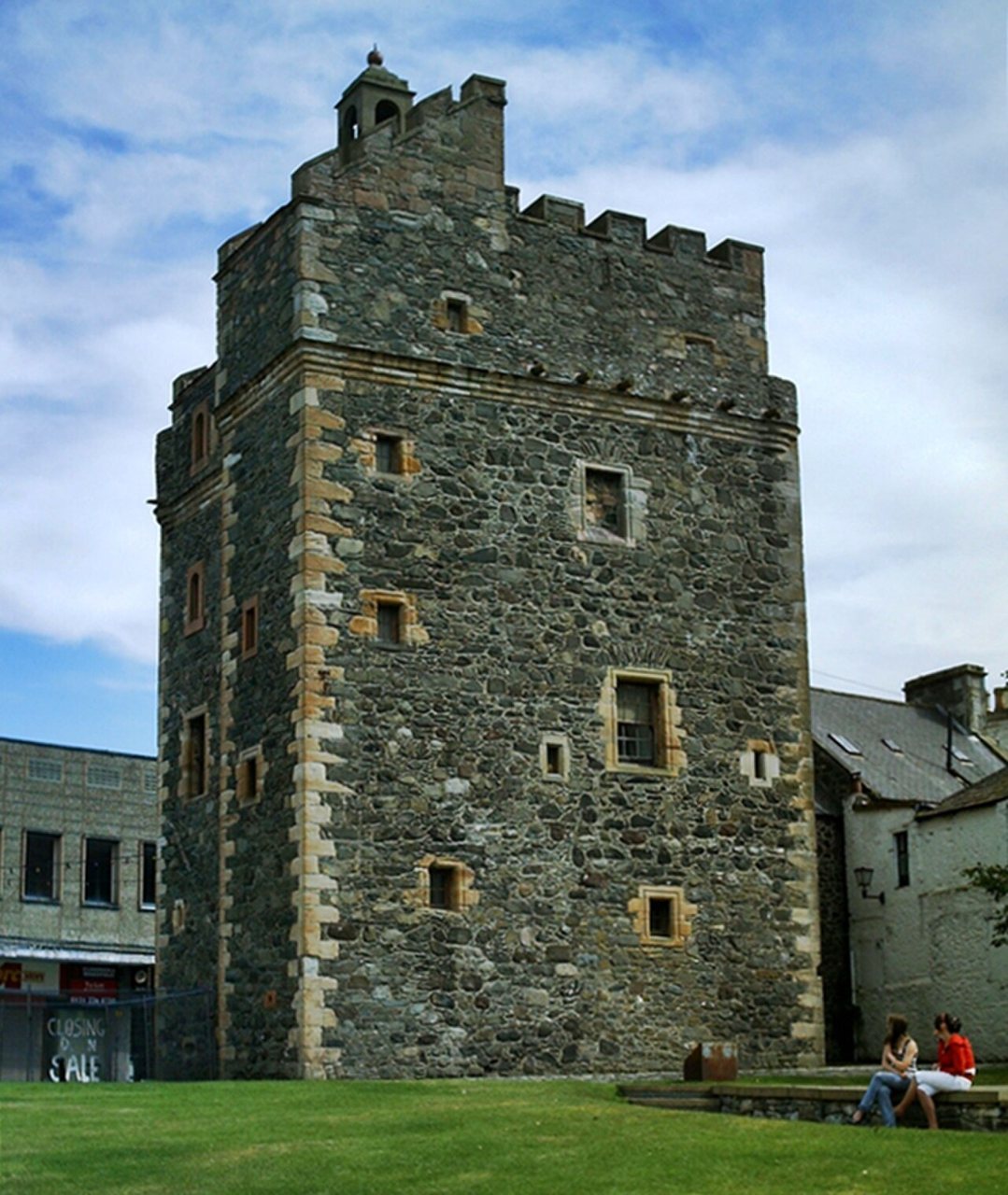 Castle of St John in the centre of Stranraer.