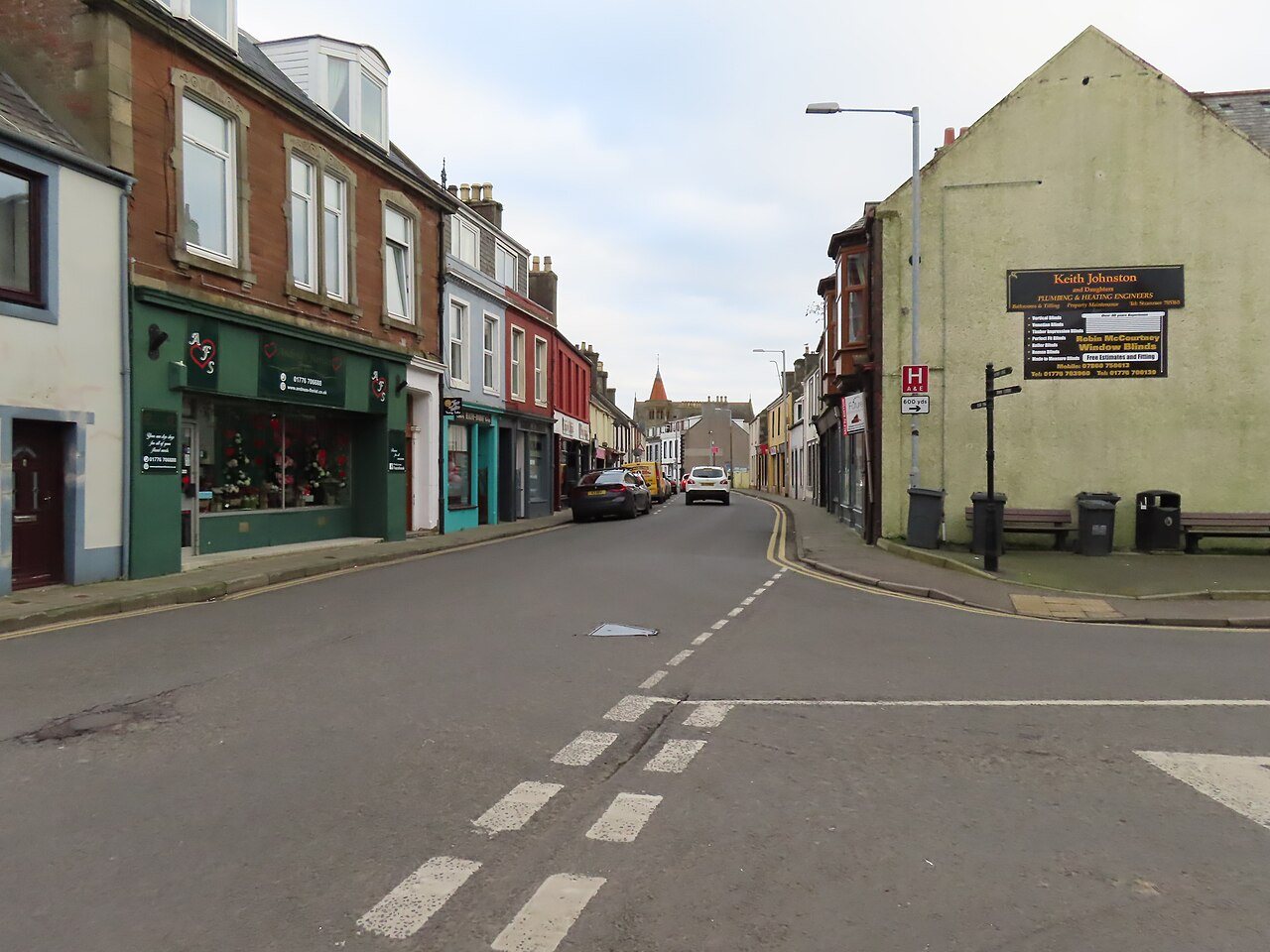 Hanover Street in Stranraer.